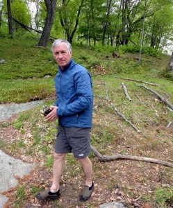 Papa in the woods