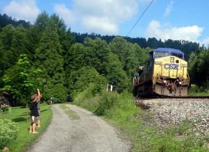 wavingtotrain