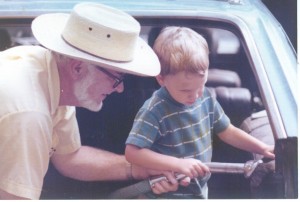 My grandfather (Papa) and my brother
