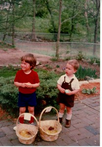 Bill and me. Easter 1976