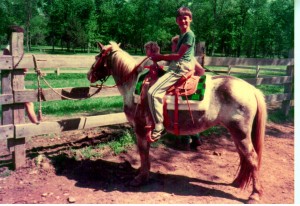 Me on Mother's Day 1984 (location unknown)