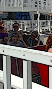 The boys and I on the Thunderbolt