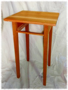 Nightstand with top attached.