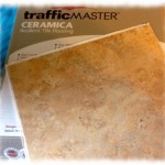trafficMaster Ceramica self-stick tiles.
