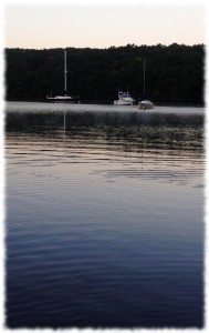 Early Friday morning in the Niantic River.