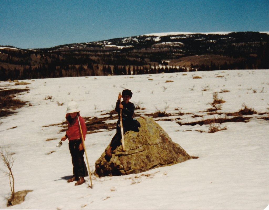 Bill and me in Colorado for a family vacation (1980-ish)